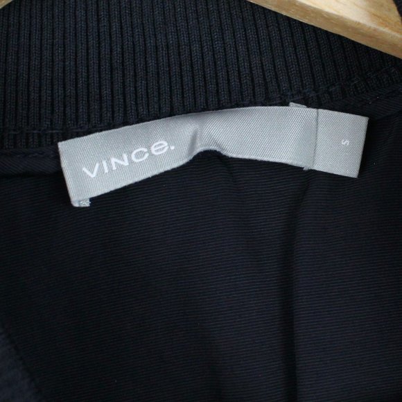 NWT Vince Shrunken Crop Bomber Jacket - Picture 10 of 15
